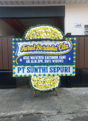 Papan Bunga Duka di Terondol