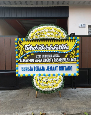 Papan Bunga Duka di Terondol
